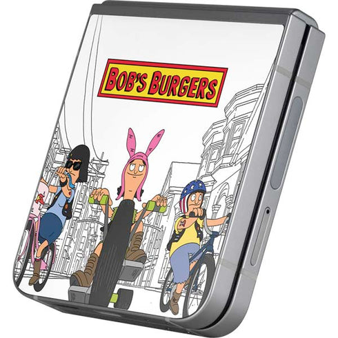 Bobs Burgers Bike Squad Galaxy Z Flip6 Skin